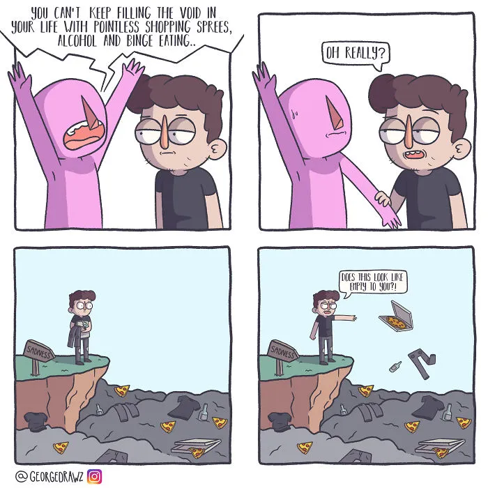 I Illustrate My Everyday Struggles With Anxiety And Depression In Mildly Amusing Comics