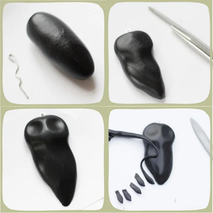 Lesson: We Make An Owl Of Polymer Clay.
