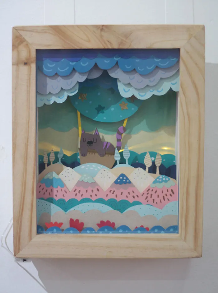 I Made Paper Dioramas Inspired By Nature And Animals
