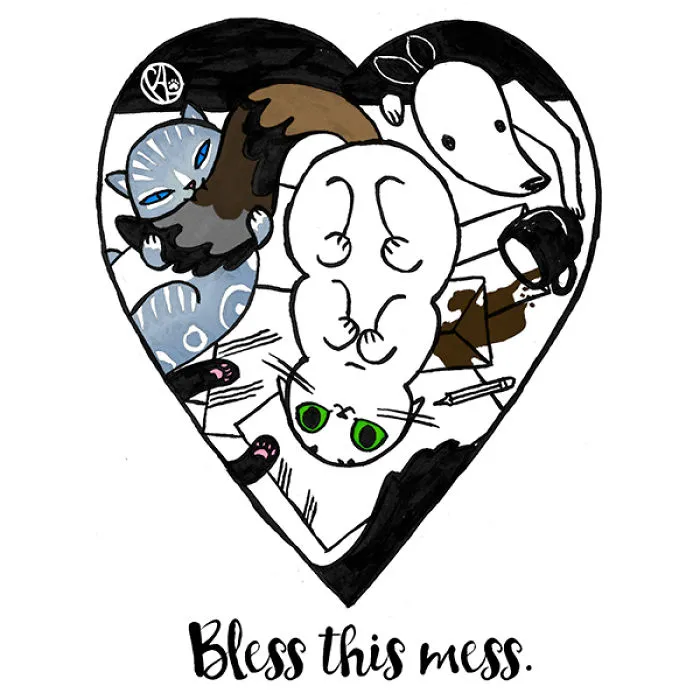 I Draw My Daily Life With 3 Cats And A Dog And Everyone Can Relate (+40 New Inks!)
