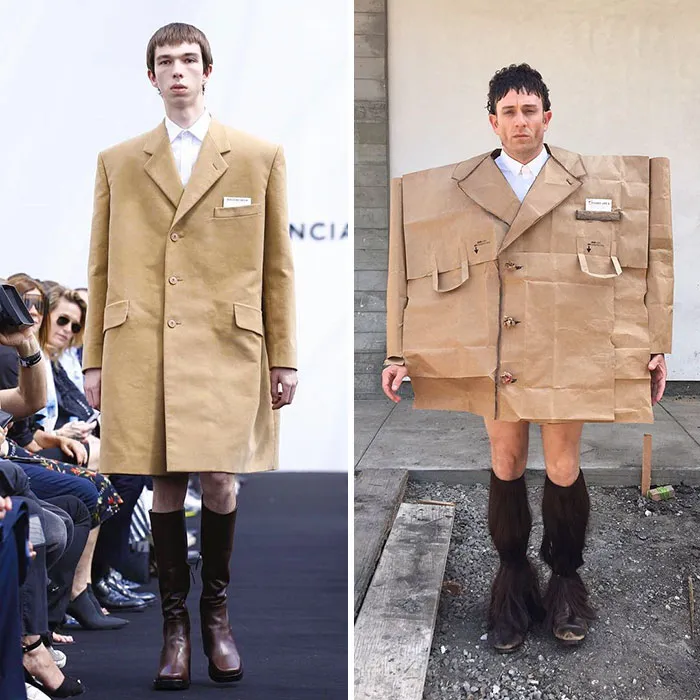 Tom Lenk As Balenciaga Menswear Model