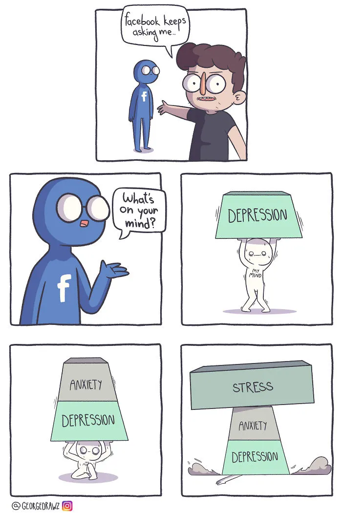 I Illustrate My Everyday Struggles With Anxiety And Depression In Mildly Amusing Comics