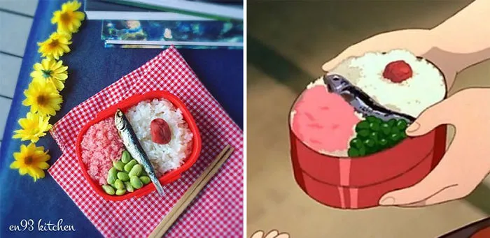 Almuerzo de Mi vecino Totoro