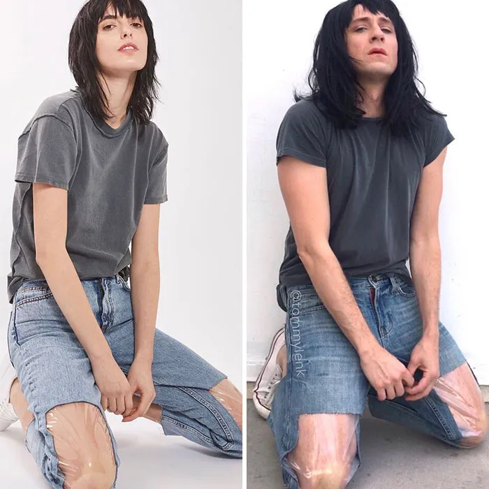 Tom Lenk As Topshop Model