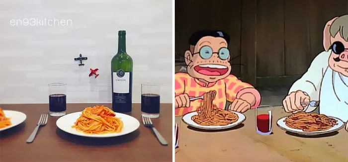 Espaguetis de Porco Rosso