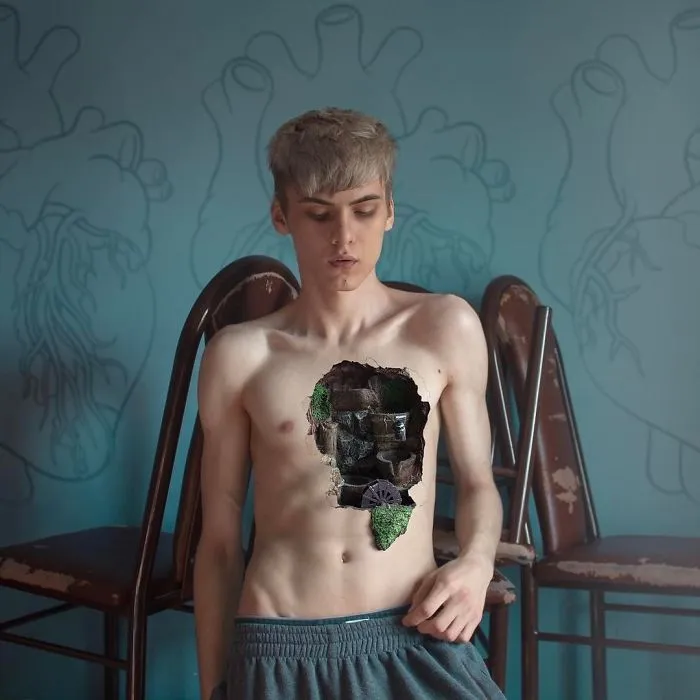18-Year-Old Russian Creates Dark Surrealist Art And It Will Give You Nightmares