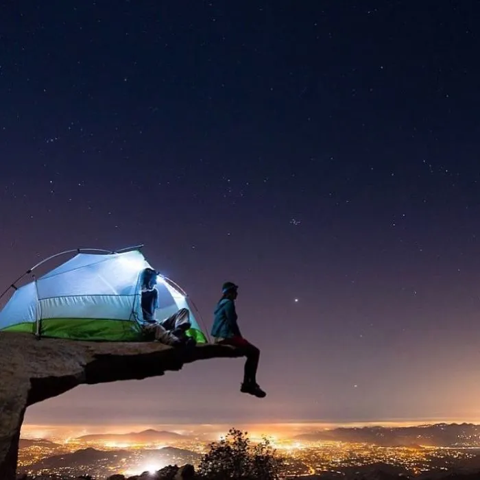 This Woman Makes Fun Of Campers Who Definitely "Did Not Sleep There"