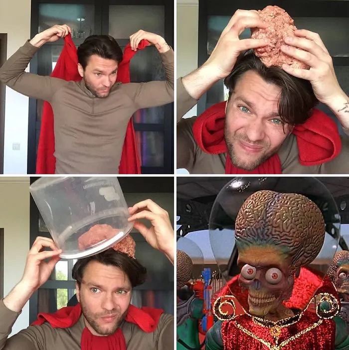 Este ruso crea cosplays de bajo coste con objetos cotidianos, y sus 54.000 seguidores piden más