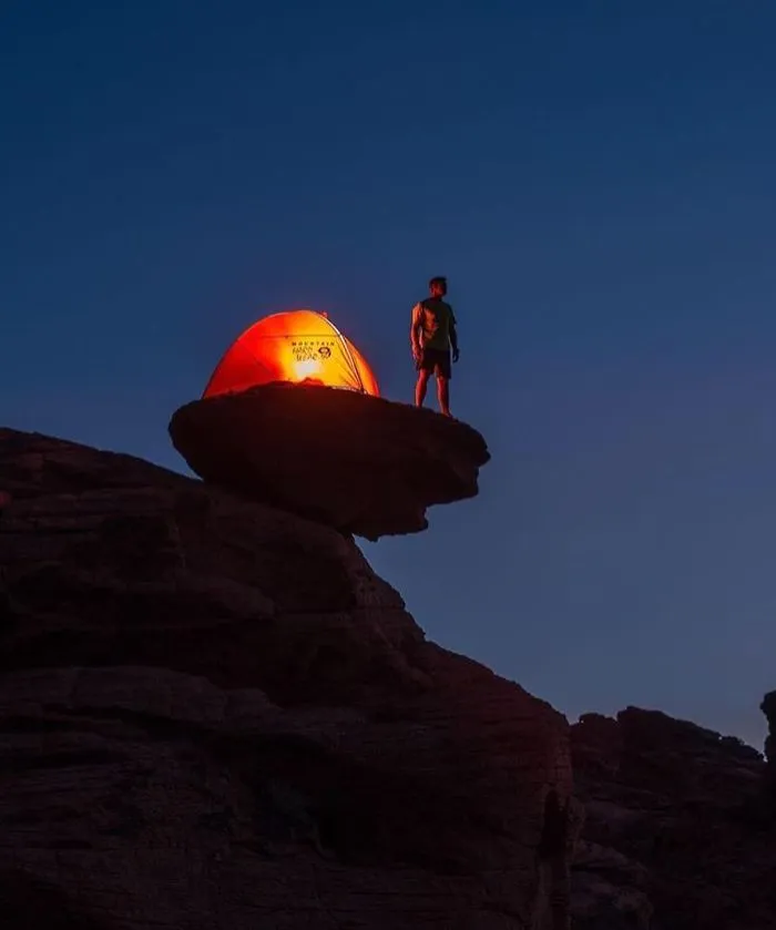 This Woman Makes Fun Of Campers Who Definitely "Did Not Sleep There"