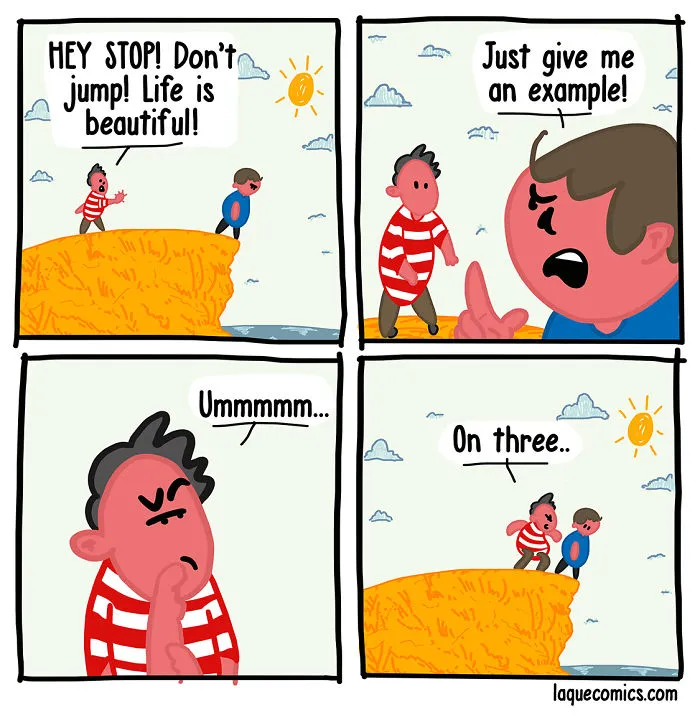 23 Darkly Humorous Comics That I Started Drawing 8 Months Ago To Escape Monotonous Routine