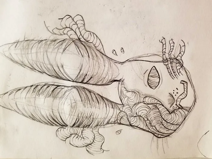 I'm Eleven Years Old And I Draw In Pencil To Express What I Feel