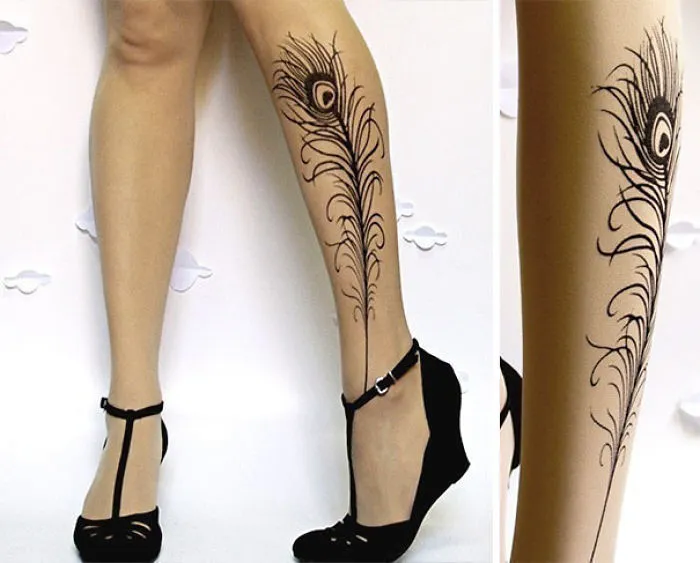 37 Tattoo Socks" Perfect For People Who Love Tattoos But Don't Want To Commit"