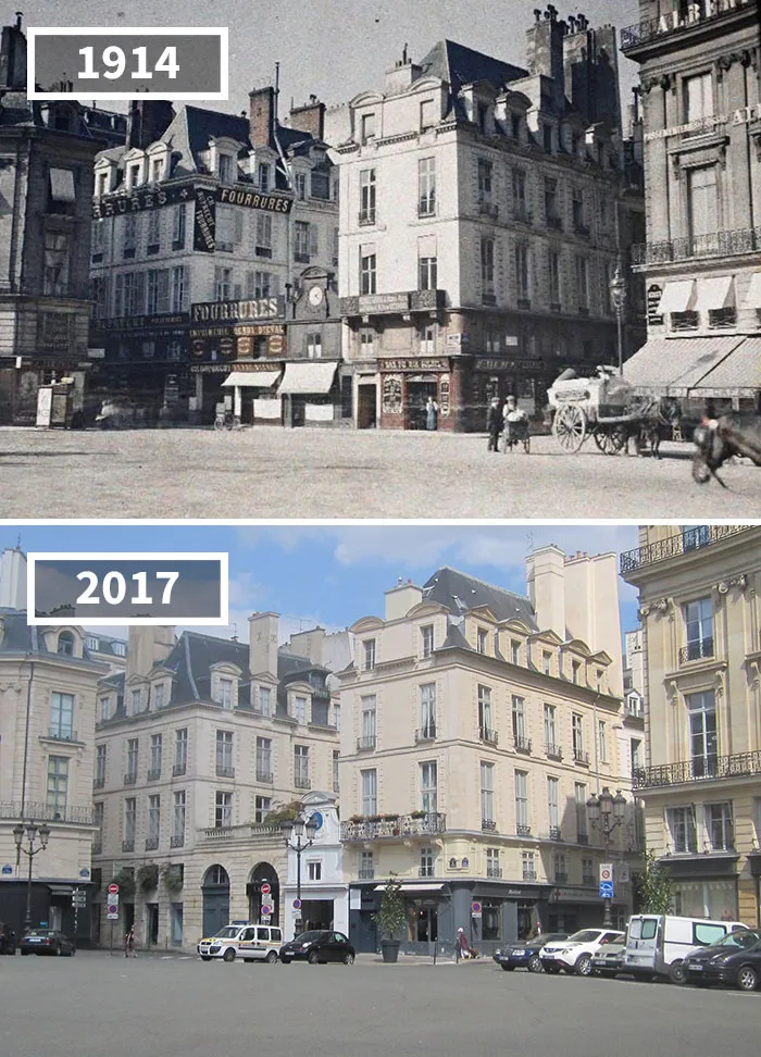 The Place Des Victoires,  Paris, France, 1914 - 2017