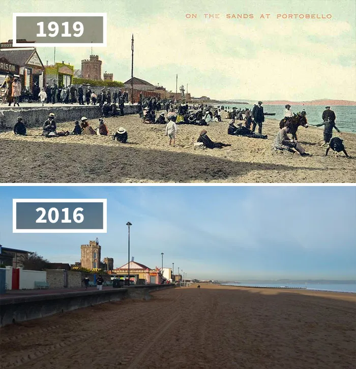Portobello Beach, Edinburgh, Scotland, 1919 - 2016