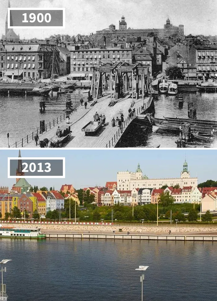 Most Kłodny, Poland, 1900 - 2013