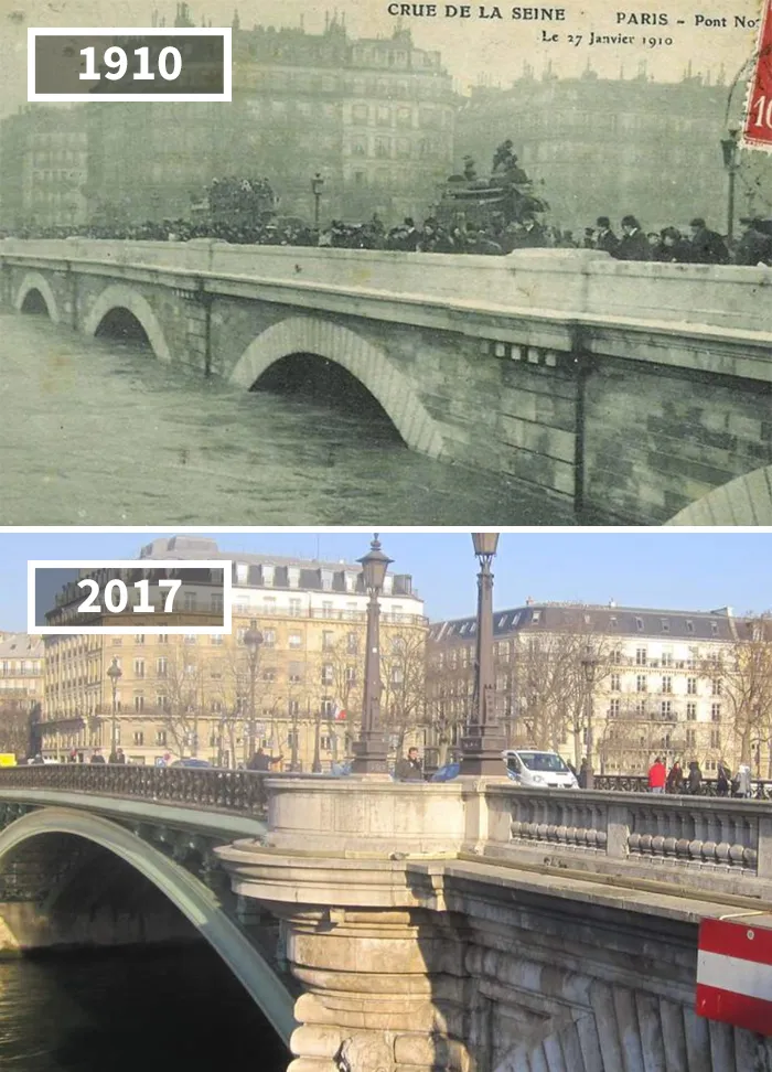 Pont Notre-Dame, France, 1910 - 2017