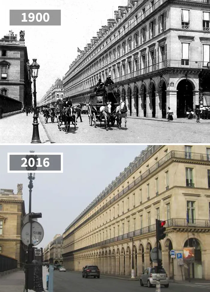Rue De Rivoli, Paris, France, 1900 - 2016