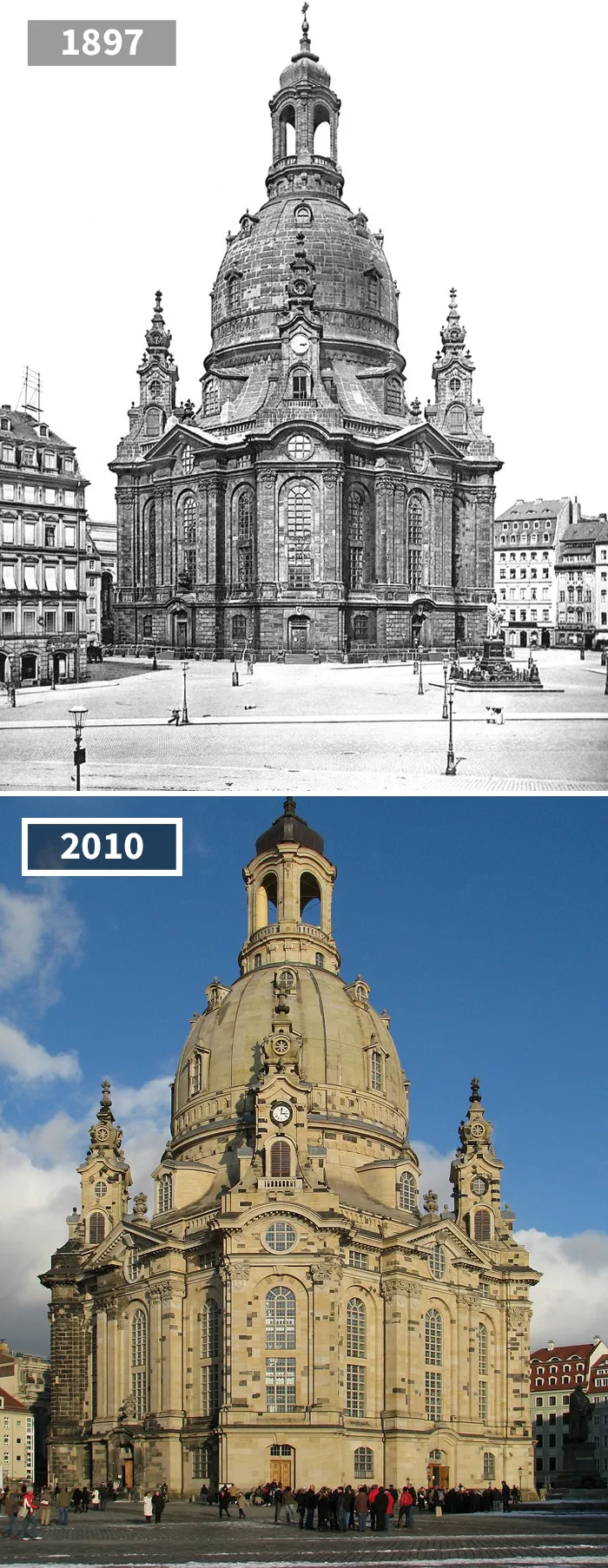 Frauenkirche Dresden, Dresden, Germany, 1897 - 2010