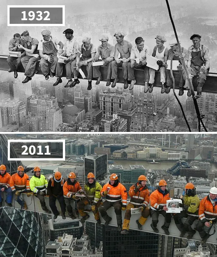 Lunch Atop A Skyscraper, New York, Usa, London, England,  1932 - 2011