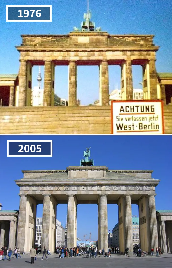 Brandenburger Tor, Berlin, Germany, 1976 - 2005