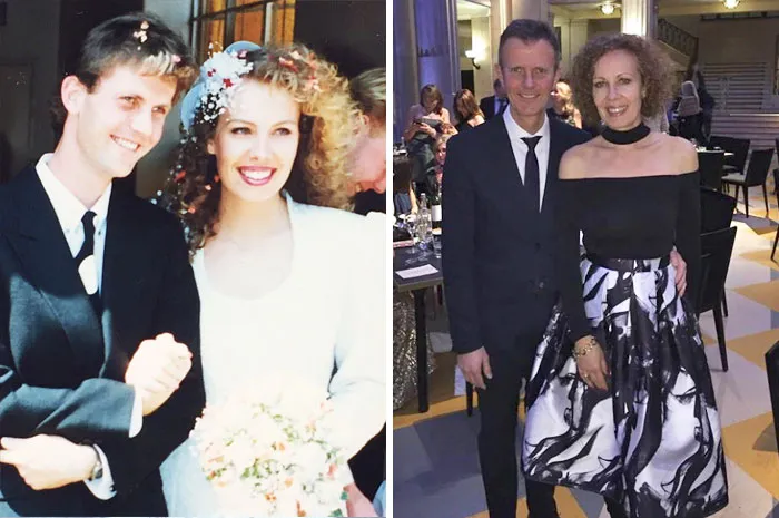 1992 On Our Wedding Day And 25th Wedding Anniversary