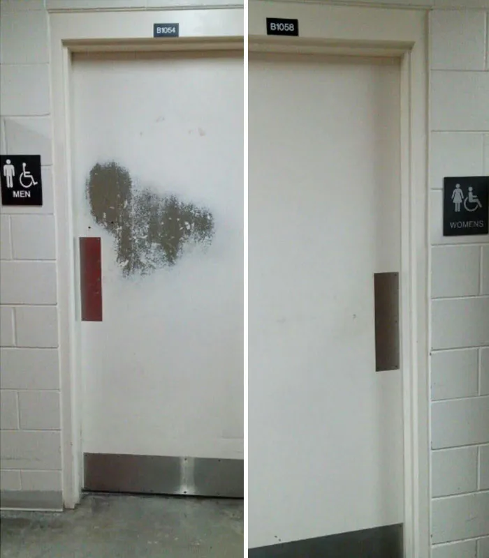 Facultad de ingeniería: baño de hombres vs baño de mujeres