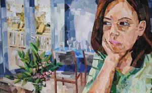 I Make Portraits From Magazine Strips