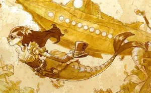 I Paint With Tea To Create Steampunk Art