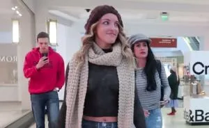 I Body Painted A Model To Walk Through A Mall Naked To See Whether People Would React