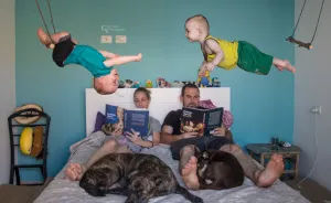 Help Us! Our Father Is A Photographer!