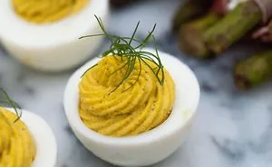 I Make Extra Fancy Deviled Eggs