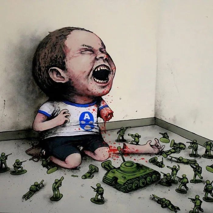 49 Controversial Illustrations By The French Banksy That Will Make You Think