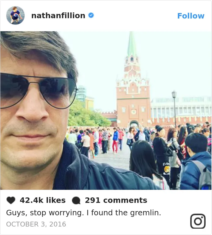 100 Times Nathan Fillion Proved He's The Funniest Guy Ever