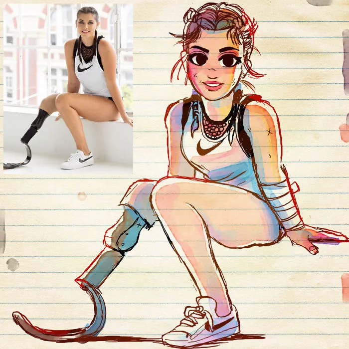 Illustrator Turns Strangers Into Manga-Like Characters, And The Result Is Pretty Awesome