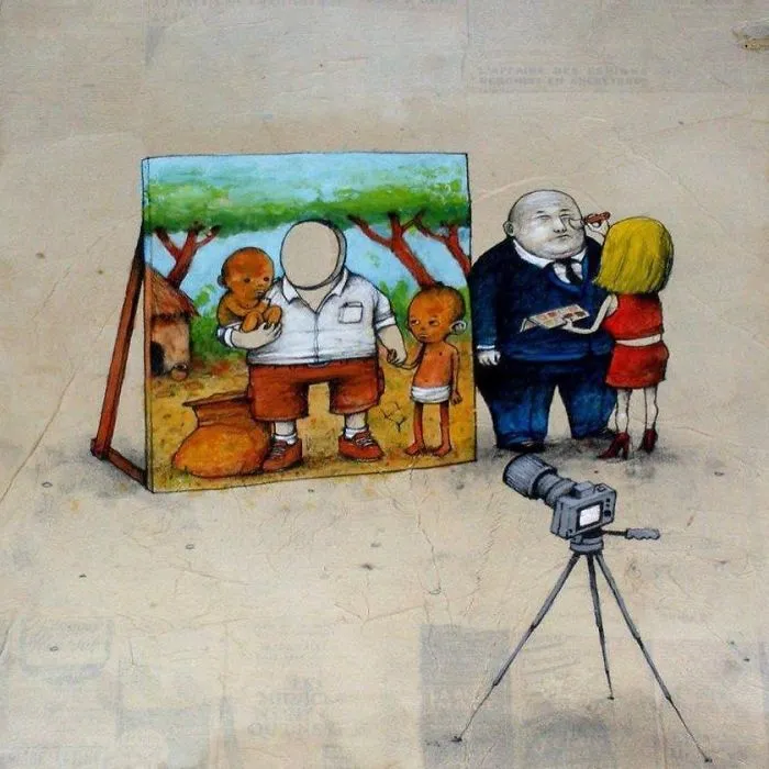 25+ Controvertidas ilustraciones creadas por el Banksy francés que te harán pensar