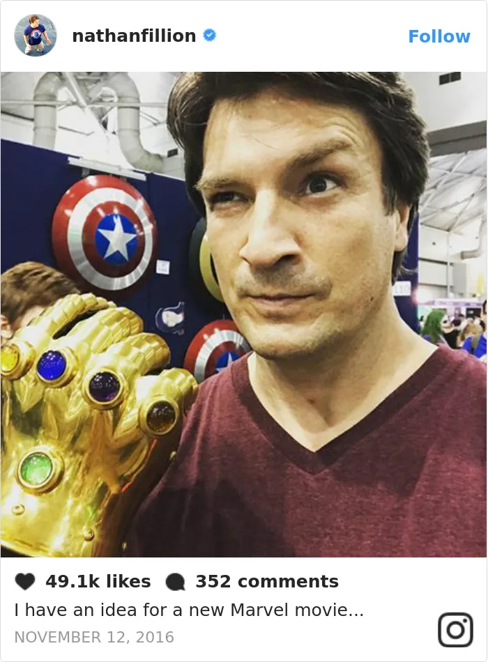 100 Times Nathan Fillion Proved He's The Funniest Guy Ever