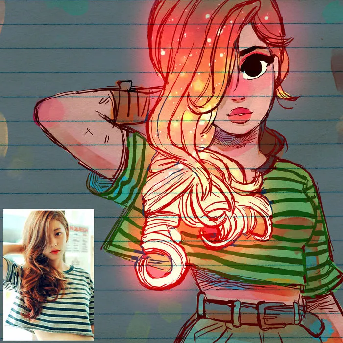 Illustrator Turns Strangers Into Manga-Like Characters, And The Result Is Pretty Awesome