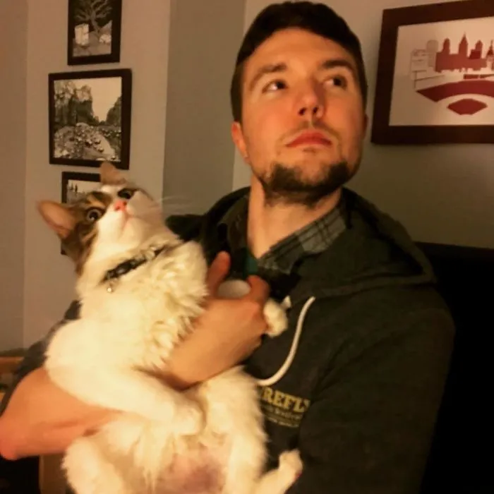 I Can't Have A Cat, So I Cuddle And Take A Pic With Every Cat I Meet