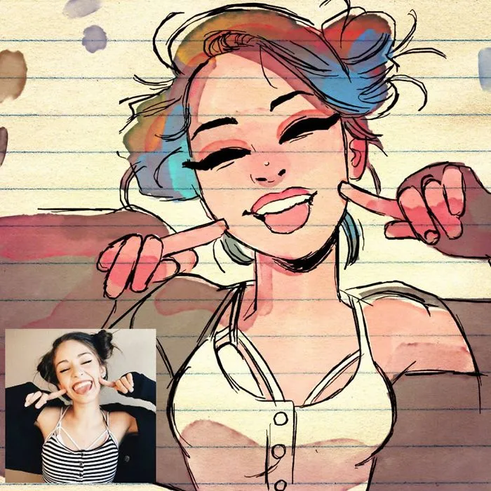 Illustrator Turns Strangers Into Manga-Like Characters, And The Result Is Pretty Awesome
