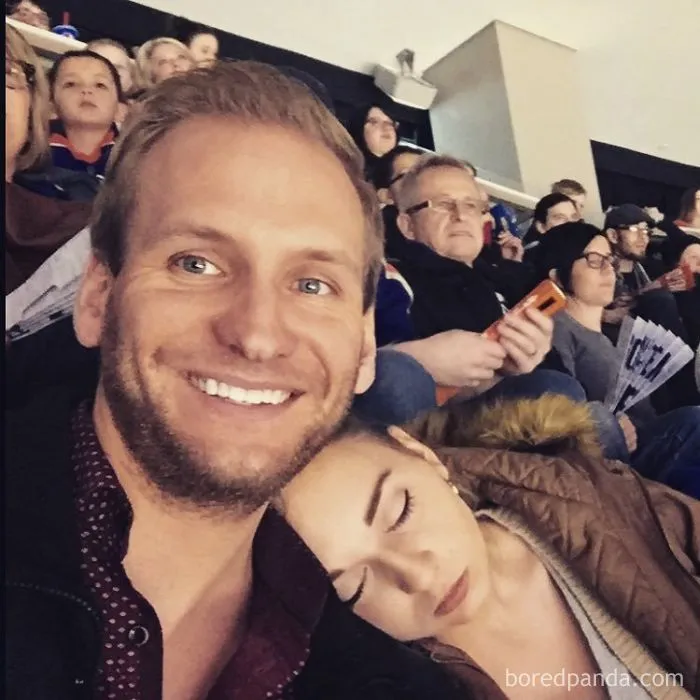 Someone's Enjoying The Game Today! 