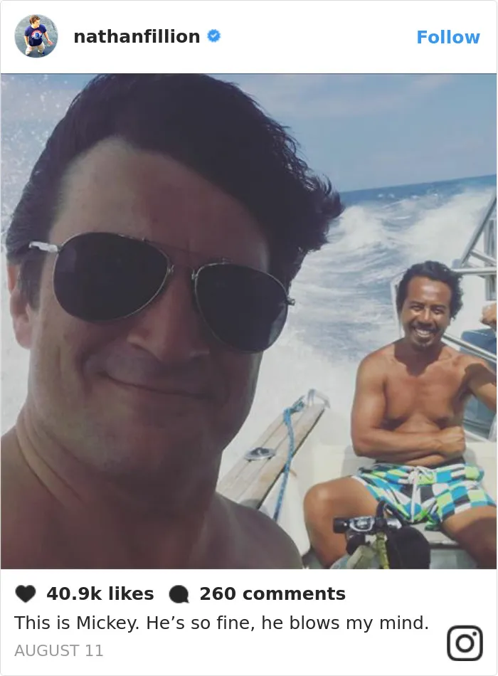 100 Times Nathan Fillion Proved He's The Funniest Guy Ever