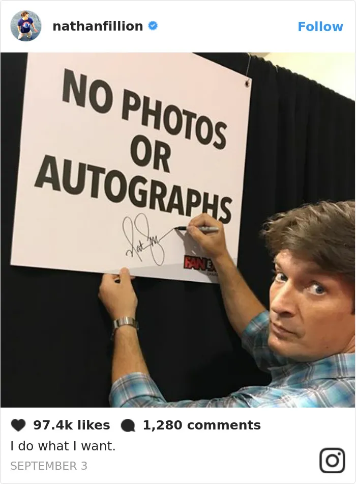 100 Times Nathan Fillion Proved He's The Funniest Guy Ever