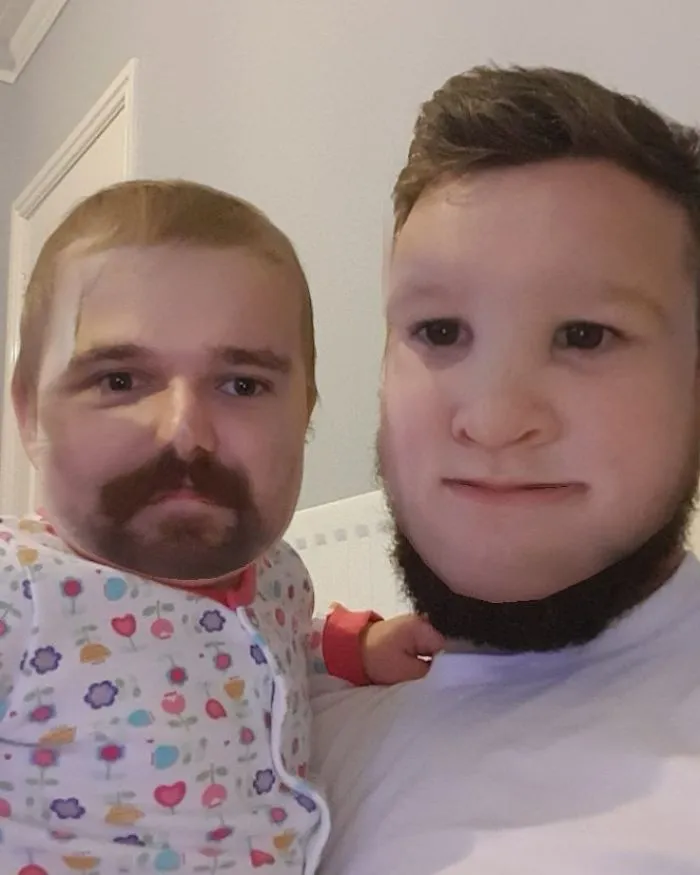 Emmies Beard Is Coming Along Nicely, I Decided To Shave Mine Off Though