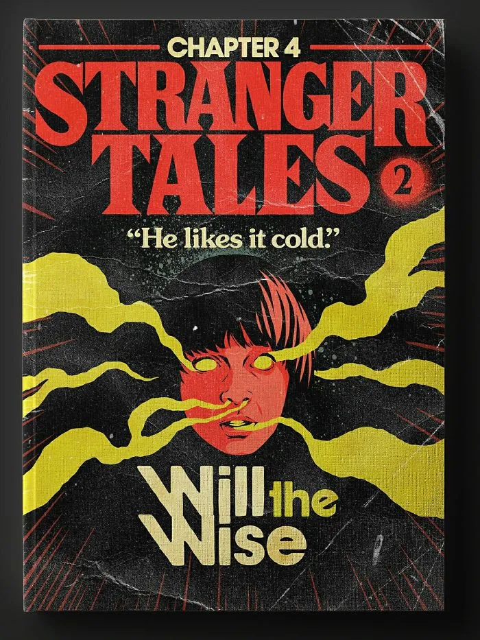 Brazilian Artist Creates Novel Covers For Each Episode Of The Stranger Things 2 Series