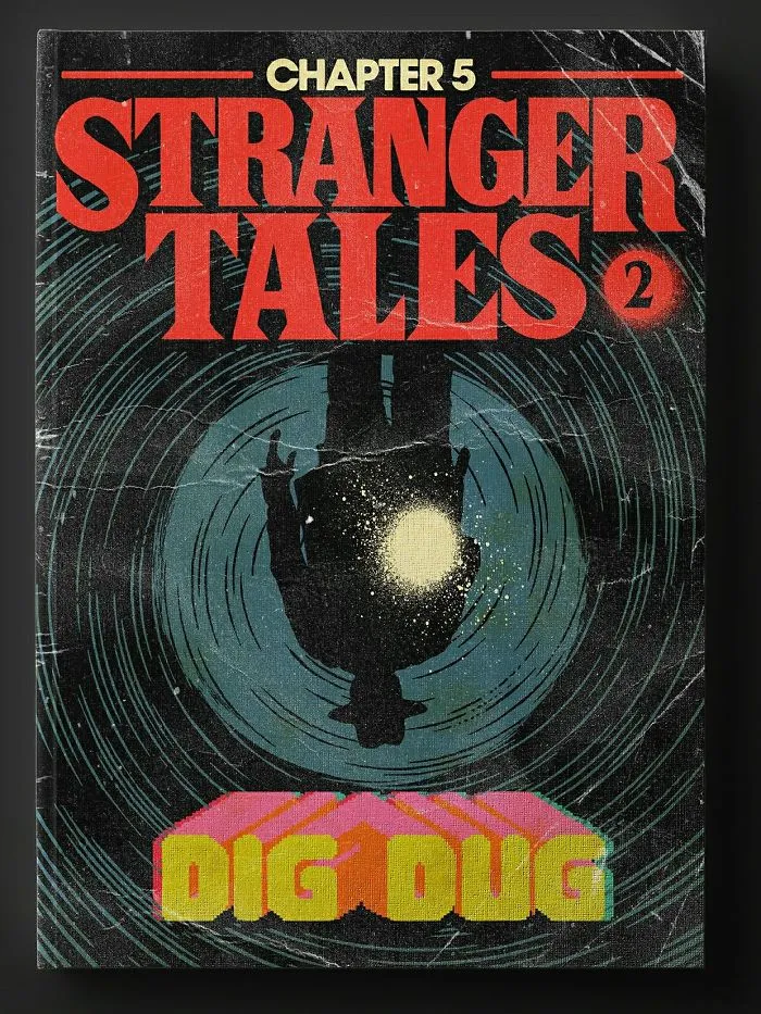 Brazilian Artist Creates Novel Covers For Each Episode Of The Stranger Things 2 Series