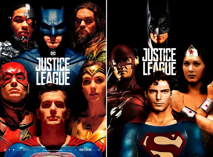 Dc Comics Movie Posters With Classic Actors