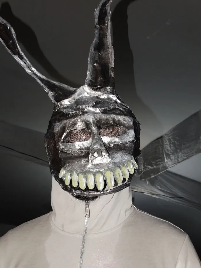 My Dad Went As Frank From Donnie Darko