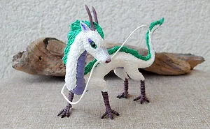 I Made This Haku Dragon Figurine Out Of Clay
