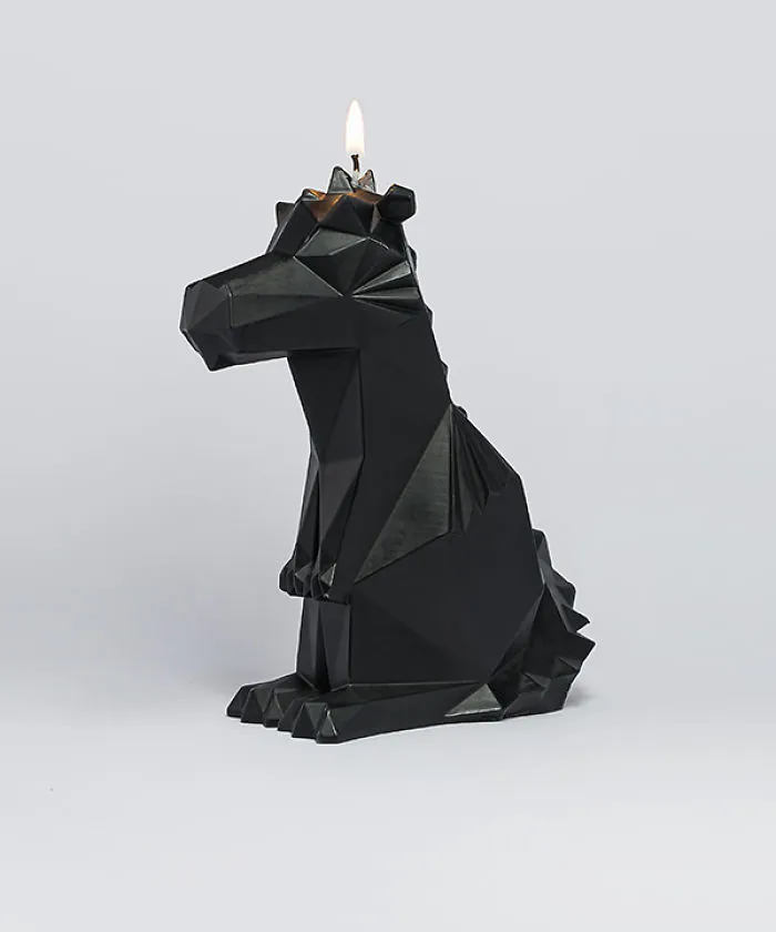 A Black Dragon Candle That Melts To Reveal A Skeleton