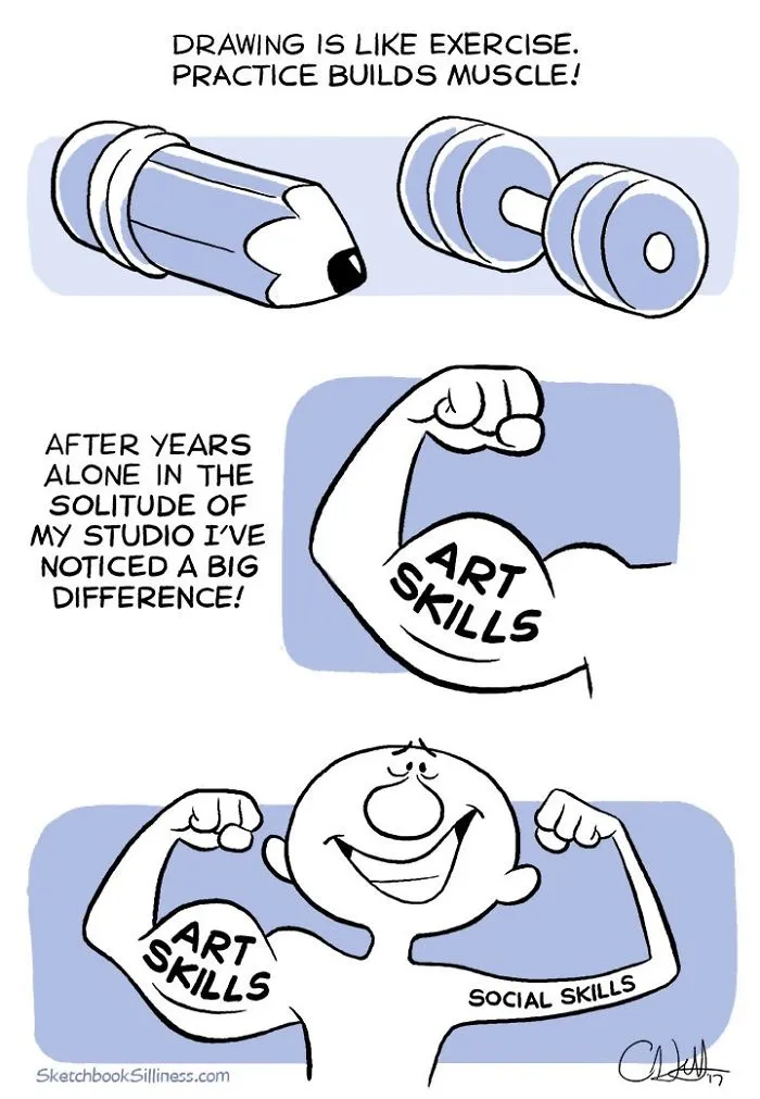 66 Funny Comics That I've Been Creating For 2 Years To Make People Smile